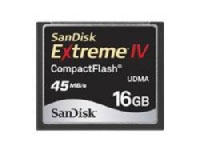 Sandisk Extreme IV CompactFlash 16GB (SDCFX4-016G-902) Sandisk Extreme IV CompactFlash 16GB (SDCFX4-016G-902)